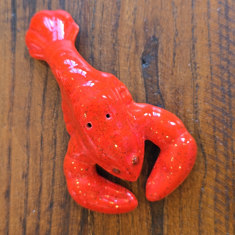 Vintage 6-piece Lobster Set: Melted butter dish and Salt & Pepper shakers - Picture 4 of 17